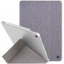 UNIQ Yorker Kanvas Plus чохол з підставкою для орігамі для iPad Air 4 (2020) / Air 5 (2022) / Pro 11" (2018) - сірий