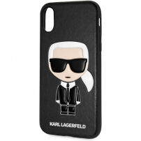 Karl Lagerfeld Ikonik TPU футляр для iPhone X / XS - чорний