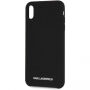 Karl Lagerfeld Silver Logo Silicone Case футляр для iPhone XR - чорний