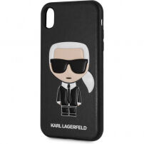 Karl Lagerfeld Ikonik TPU футляр для iPhone XR - чорний