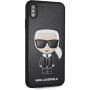 Karl Lagerfeld Ikonik TPU футляр для iPhone XS Max - чорний