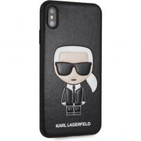 Karl Lagerfeld Ikonik TPU футляр для iPhone XS Max - чорний