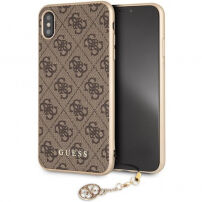 Guess Charms Hard case футляр для iPhone XS Max - коричневий