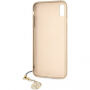 Guess Charms Hard case футляр для iPhone XS Max - коричневий