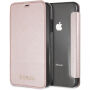 Guess PU Leather Book Case Iridescent футляр для iPhone XR - рожево-золотий