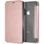 Guess PU Leather Book Case Iridescent футляр для iPhone XS Max - рожево-золотий