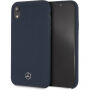 Mercedes Silicon / Fiber case Lining футляр для iPhone XR - морська блакить