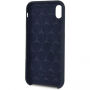 Mercedes Silicon / Fiber case Lining футляр для iPhone XR - морська блакить