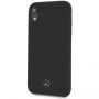 Mercedes Silicon/Fiber case Lining футляр для iPhone XR - чорний