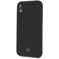 Mercedes Silicon/Fiber case Lining футляр для iPhone XR - чорний