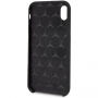 Mercedes Silicon/Fiber case Lining футляр для iPhone XR - чорний