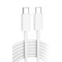 Кабель USB-C / USB-C для зарядки для iPhone / iPad / MacBook / AirPods - 2 m - білий