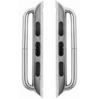 Запасна металічна пряжка для ремінця для Apple Watch Ultra 49mm / 46mm / 45mm / 44mm / 42mm - 2 штуки - срібла