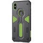 NILLKIN Defender II odolný kryt pro iPhone XS Max - zelená