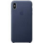 Оригінал Apple шкіряний футляр для iPhone XS Max - синя прозора