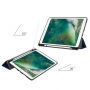 Шкіряний чохол з поліуретану з місцем для Apple Pencil і функцією сну для iPad Air 3 (2019) / Pro 10,5" - темно-синій