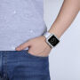 Магнітний металевий чохол для Apple Watch 38mm - срібна