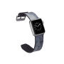 Сіліконовий ремінецьь з сірим узором для Apple Watch 42mm / 41mm / 40mm / 38mm - чорний