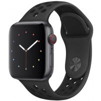 Силіконовий ремінець для Apple Watch 42mm / 41mm / 40mm / 38mm - чорний-сірий