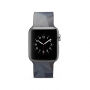 Сіліконовий ремінецьь з сірим узором для Apple Watch 42mm / 41mm / 40mm / 38mm - чорний
