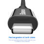 BASEUS lightning / USB-C кабель для iPhone - 2m - чорний