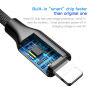BASEUS lightning / USB-C кабель для iPhone - 2m - чорний