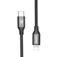 BASEUS lightning / USB-C кабель для iPhone - 2m - чорний