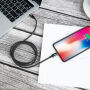 BASEUS lightning / USB-C кабель для iPhone - 2m - чорний