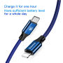 BASEUS lightning / USB-C кабель для iPhone - 2m - синій