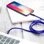 BASEUS lightning / USB-C кабель для iPhone - 2m - синій