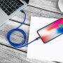 BASEUS lightning / USB-C кабель для iPhone - 2m - синій