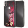 Guess Glitter Case Hearts чохол для iPhone XS Max - малина