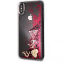Guess Glitter Case Hearts чохол для iPhone XS Max - малина