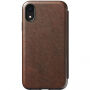 Nomad Folio Leather case футляр для Apple iPhone XR - коричневий