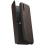 Nomad Folio Leather Tri-Fold чохол для Apple iPhone XR - коричневий