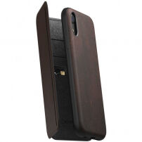 Nomad Folio Leather Tri-Fold чохол для Apple iPhone XR - коричневий