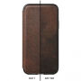 Nomad Folio Leather Tri-Fold чохол для Apple iPhone XR - коричневий