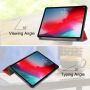 Чохол із PU шкіри з функцією сну для iPad Pro 11" (2020-2022) - червоний