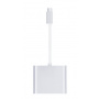 3 в 1 перехідник з USB-C на HDMI + USB 3.0 + USB-C для iPad / MacBook - сріблий