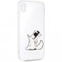 Karl Lagerfeld Fun Choupette No Rope Hard Case футляр для iPhone XS Max - прозора
