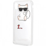 Karl Lagerfeld Fun Eaten No Rope Hard Case чохол для iPhone XS Max - прозорий