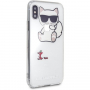 Karl Lagerfeld Fun Eaten No Rope Hard Case чохол для iPhone XS Max - прозорий