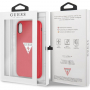 Guess PU Leather Case Triangle чохол для iPhone XR - червоний