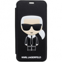 Karl Lagerfeld Ikonik Book чохол для iPhone X / XS - чорний