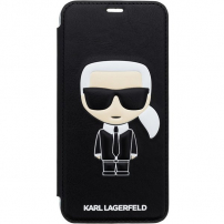Karl Lagerfeld Ikonik Book чохол для iPhone XS Max - чорний