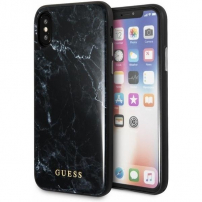 Guess Marble TPU чохол для iPhone X / XS - чорний