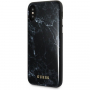 Guess Marble TPU чохол для iPhone X / XS - чорний