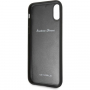 Ferrari Heritage Stripe Hard шкіряний чохол для iPhone X / XS - червоний