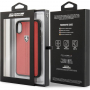 Ferrari Heritage Stripe Hard шкіряний чохол для iPhone X / XS - червоний