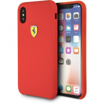 Ferrari Sfсіліконовий чохол для iPhone X / XS - червоний